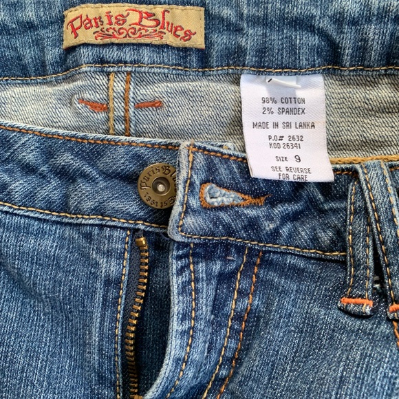 Paris Blues Distressed Cropped Jeans - Picture 4 of 5